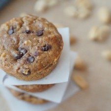 gluten free peanut butter chocolate muffins