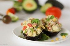 low fat avocado chicken salad