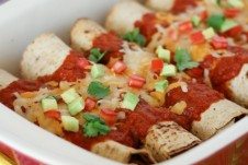 healthy chicken enchiladas