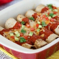 healthy chicken enchiladas