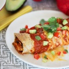 healthy chicken enchiladas