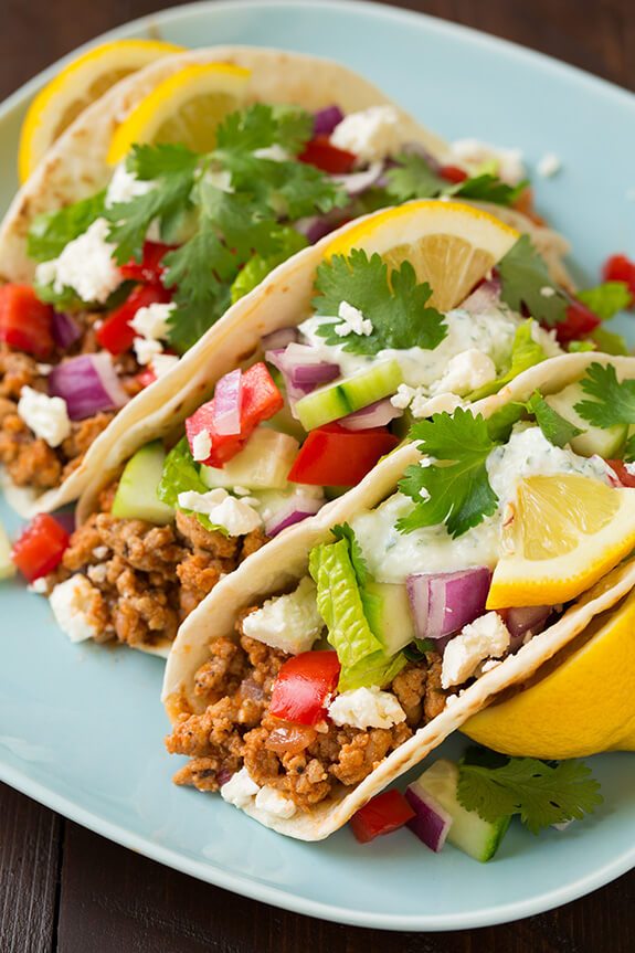 Cooking Classy - Greek Tacos