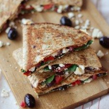 hummus quesadilla