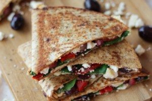 hummus quesadilla