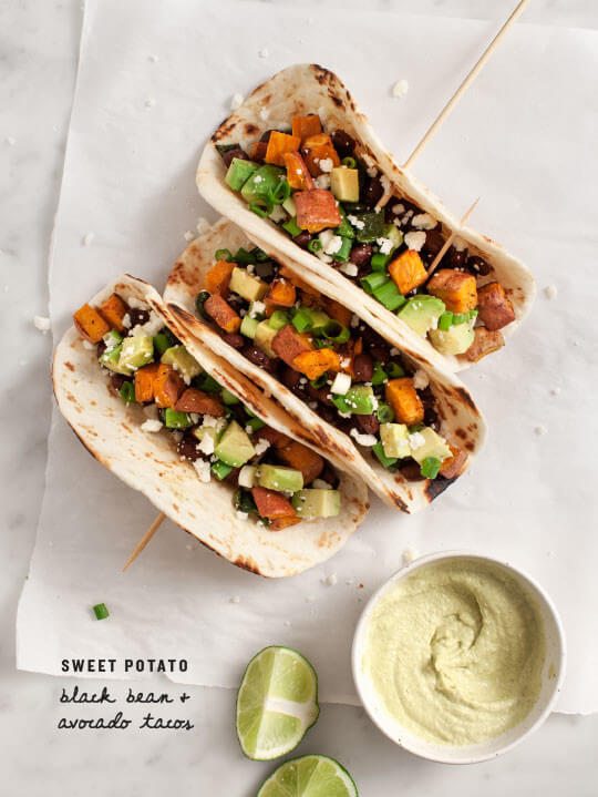 love and lemons - sweet potato avocado tacos