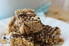 healthy peanut butter rice krispie treats