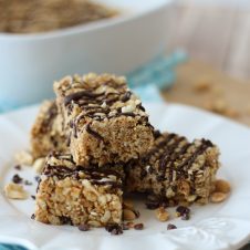 healthy peanut butter rice krispie treats