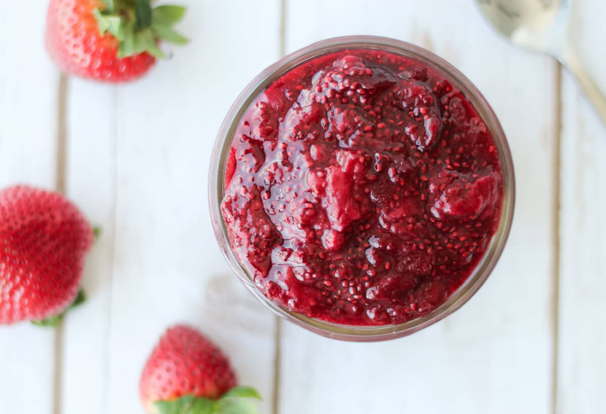 BEST Chia Jam (Vegan, Low Sugar, Kid Friendly)