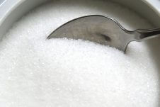 Close up of sugar.