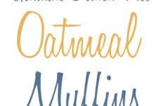 These ultimate Gluten Free Oatmeal Muffins are the only recipe you'll need for a healthy, dairy free snack of quickie breakfast.