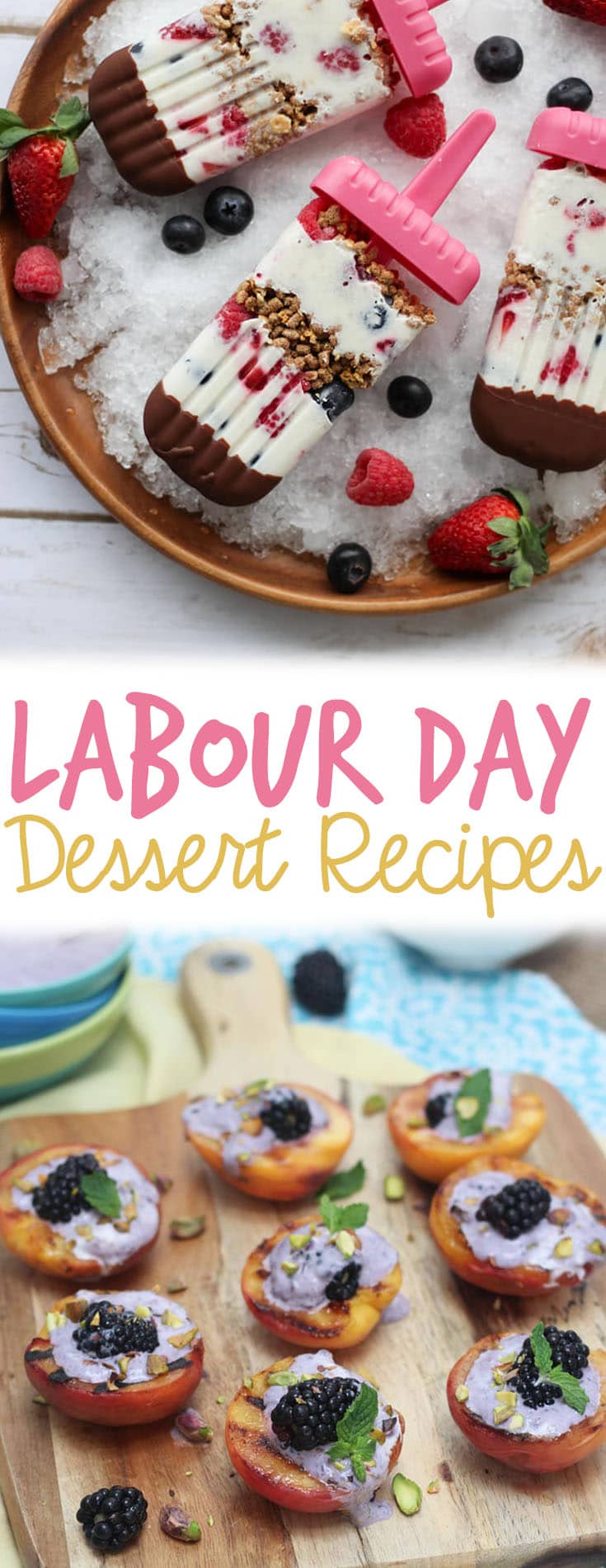 These Labor Day healthy dessert recipes will help you end your BBQ (and Summer, in general) with a total bang!