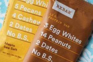 Two RXBARs.