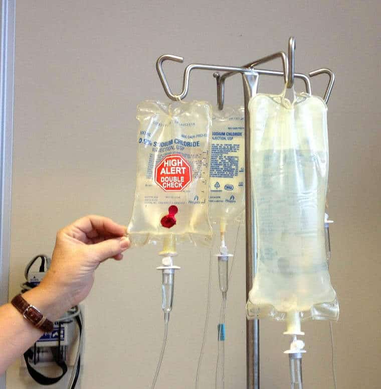 IV vitamin therapy bags