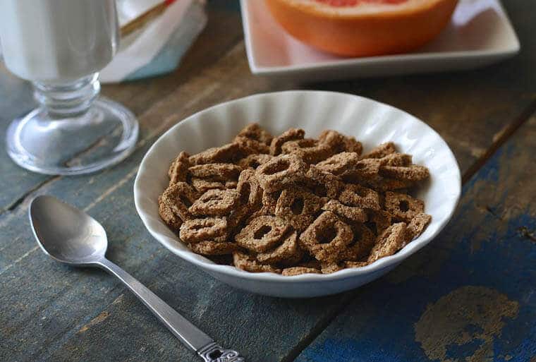 bowl of whole grain cereal