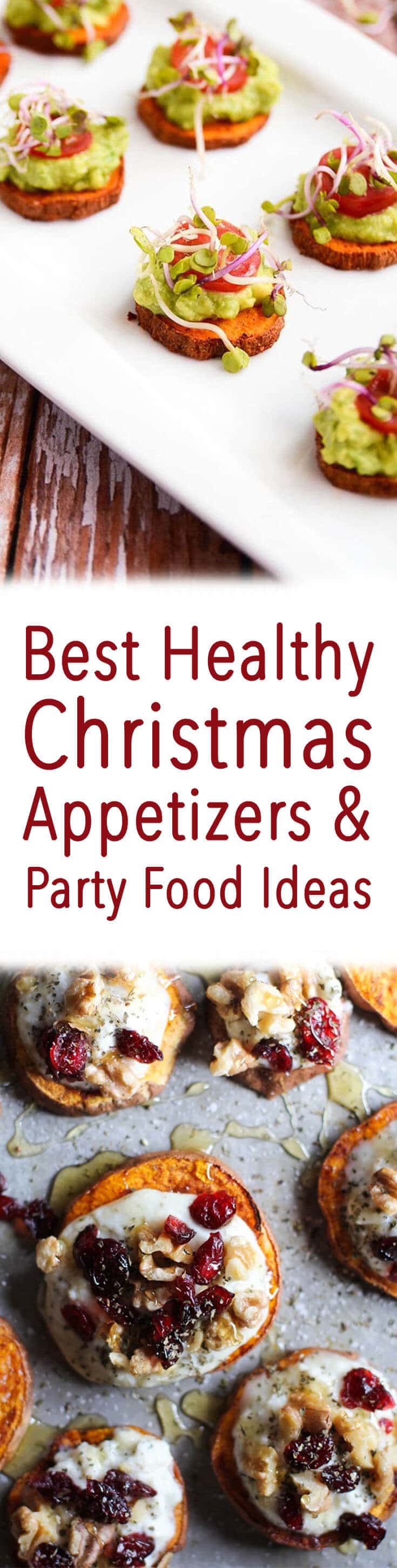 These Healthy Holiday Appetizers are my favourite picks for the festive season!