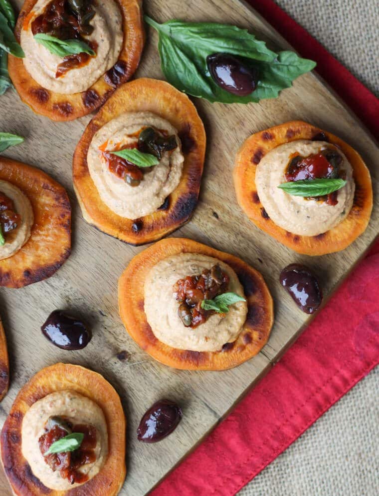 Vegan Sundried Tomato Sweet Potato Bites Easy Gluten Free Holiday