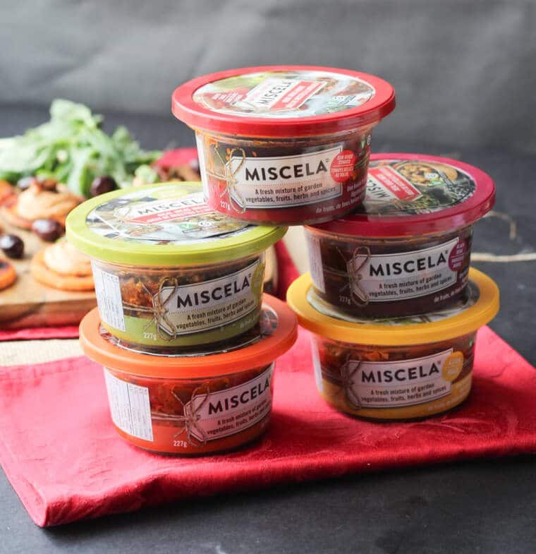 Multiple containers of Miscela. 