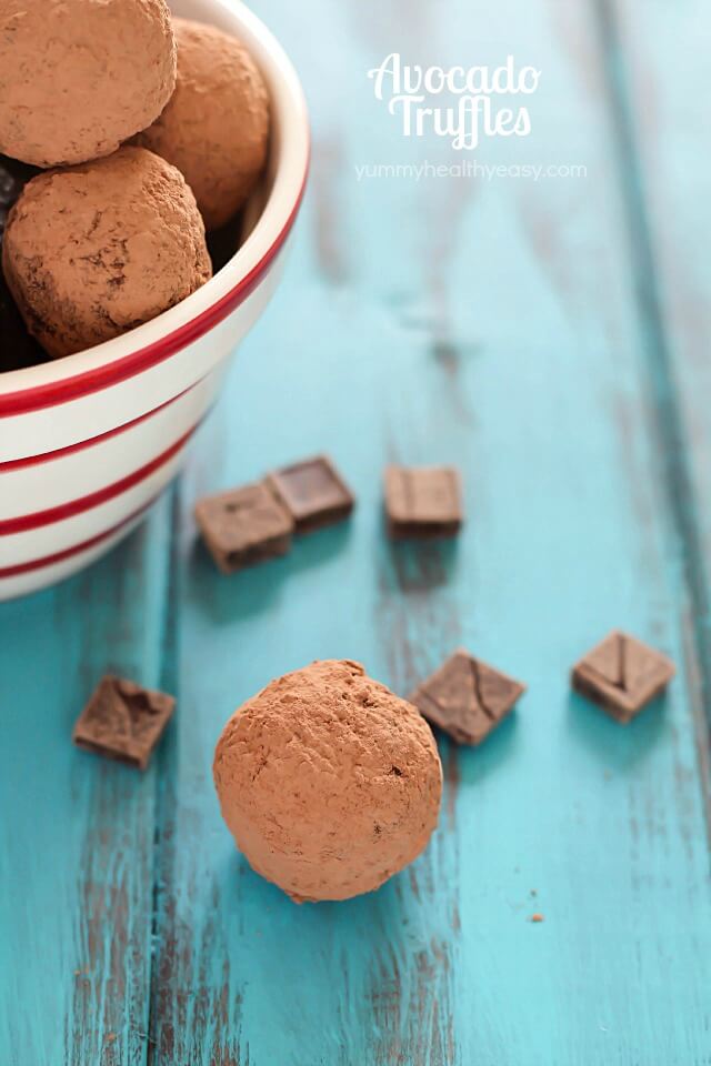 A close up of a truffles.