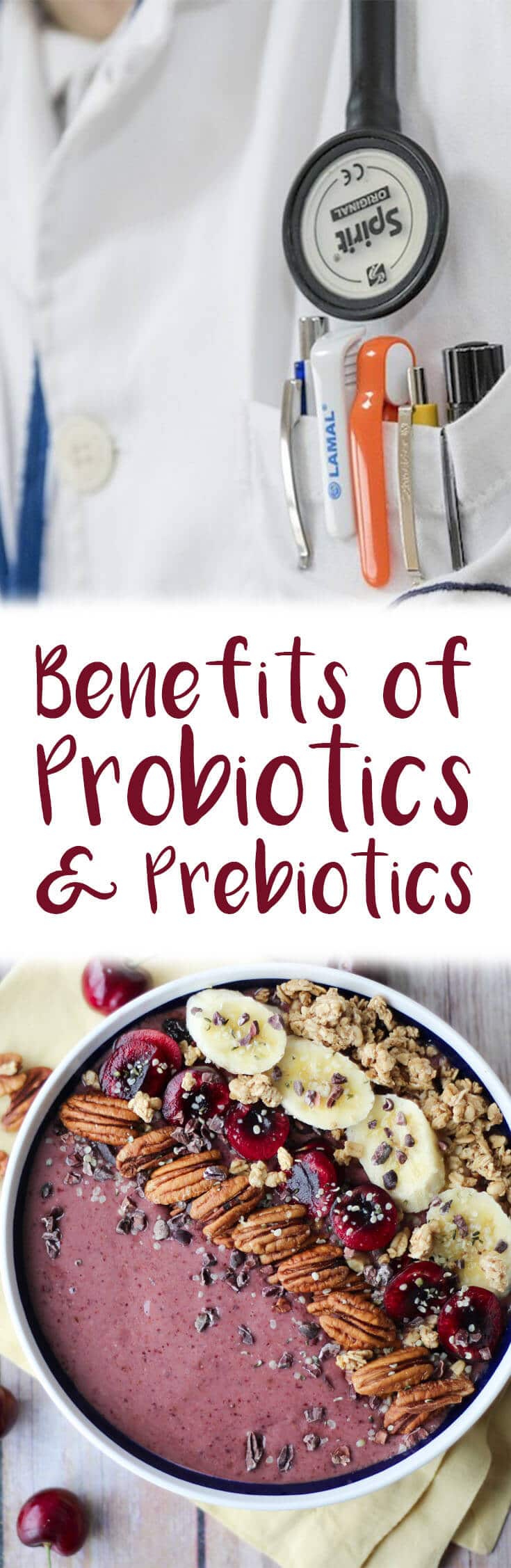 I discuss new research on the health benefits on probiotics and prebiotics and discuss how healthy gut bacteria is important for digestive health