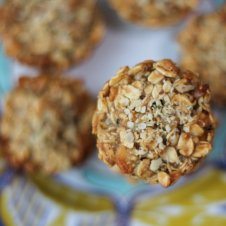 A stack of vegan granola cups.