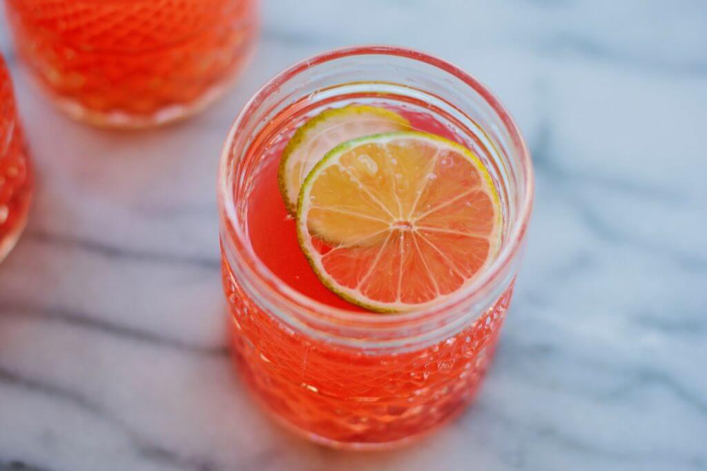 Rhubarb ginger fizz mother's day recipe 