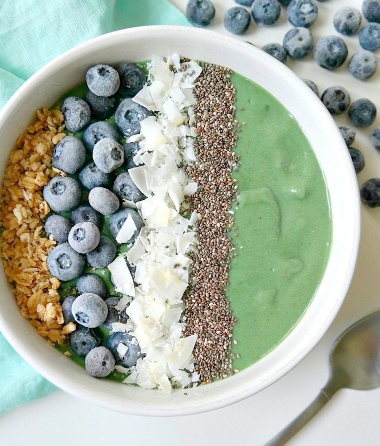 Smoothie in a bowl.