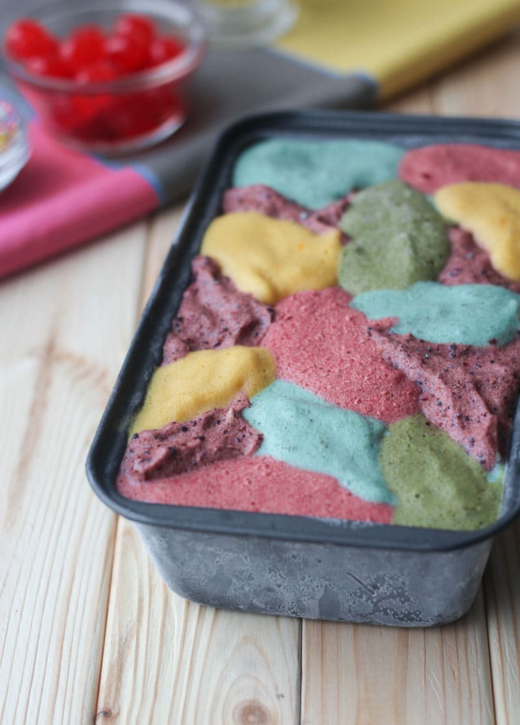 This vegan unicorn nice cream is an all natural healthy dessert that will bring out your inner child.Â 