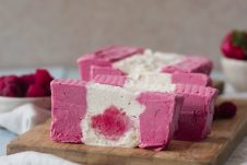 This Canada Day vegan ice cream semifreddo is the perfect dessert to bring to party and surprisingly easy to make.