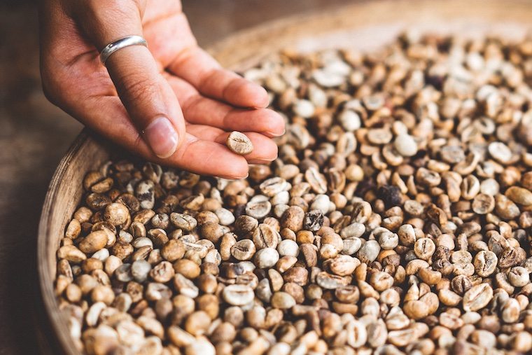 Close up of beans.