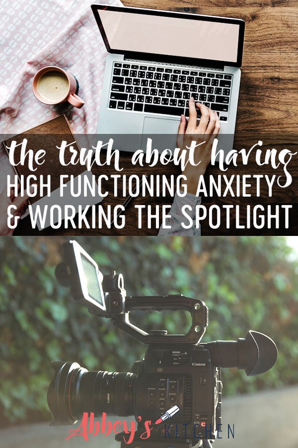 pinterest image of person working at a computer above an image of a video camera with text overlay