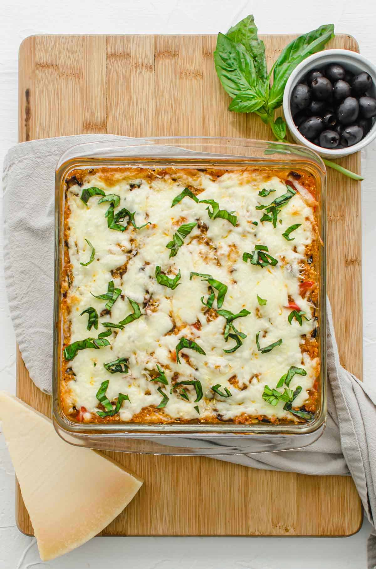 Easy Pizza Casserole with Quinoa (Vegetarian)-image