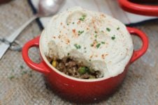 This vegan low carb Shepherd's Pie is gluten free and keto friendly and totally will bring you back to your childhood with this nostalgic meal!