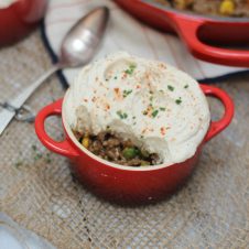 This vegan low carb Shepherd's Pie is gluten free and keto friendly and totally will bring you back to your childhood with this nostalgic meal!