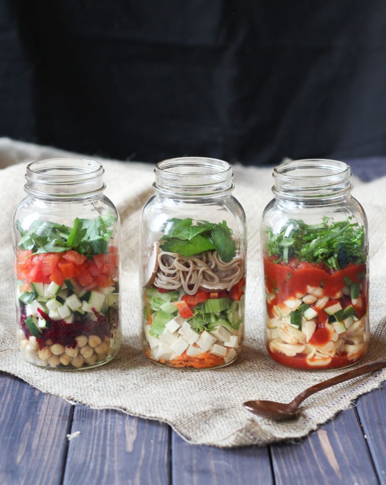 Mason Jar Soup Recipes  Easy Vegan Lunch Recipe - Abbey's Kitchen