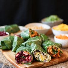 I share my favourite recipes for Gluten Free Vegan Collard Green Wraps, the absolutely best Healthy Low Carb Wraps for a St. Patrick's Day lunch!