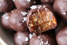 These Salted Tahini Date Caramel Truffles are the perfect Vegan, Gluten Free, No Sugar Added treat for Mother’s Day or any occasion.
