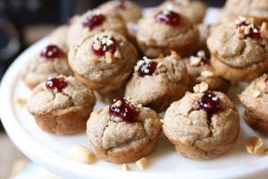 These Gluten Free and Vegan PB & J Banana Mini Blender Muffins for Mother’s Day will become a tasty treat to share with the moms in your life.