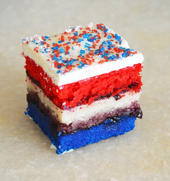 close up of vegan tricolour cookie