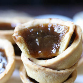 These Gluten Free Vegan Butter Tarts are totally dairy-free, gluten-free, nut-free, plant-based Canada Day Dessert that is a better-for-you version of the iconic Canadian dessert.