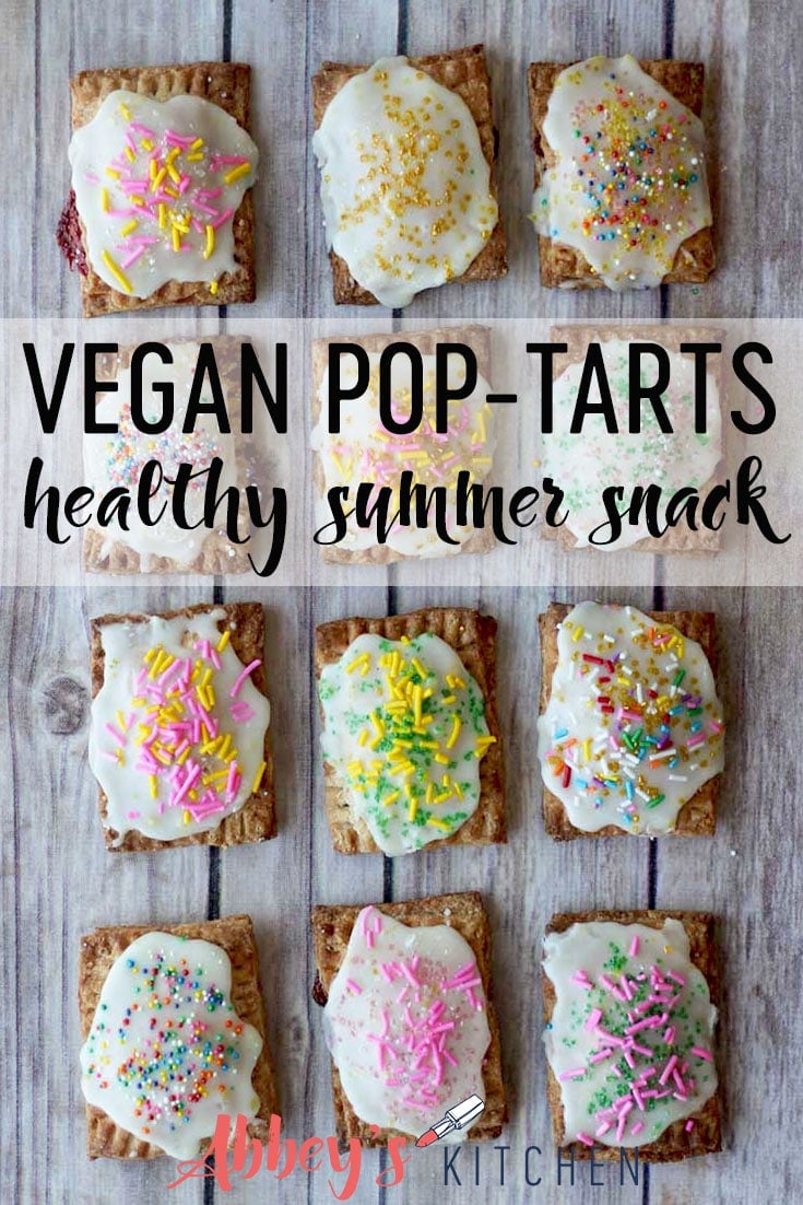 pinterest image of various homemade poptarts with text overlay