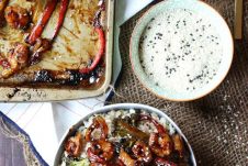 My favourite Gluten Free Chinese Five Spice Shrimp Stir Fry Sheet Pan Dinner, perfect for meal prep or freezer-friendly make ahead dinners!
