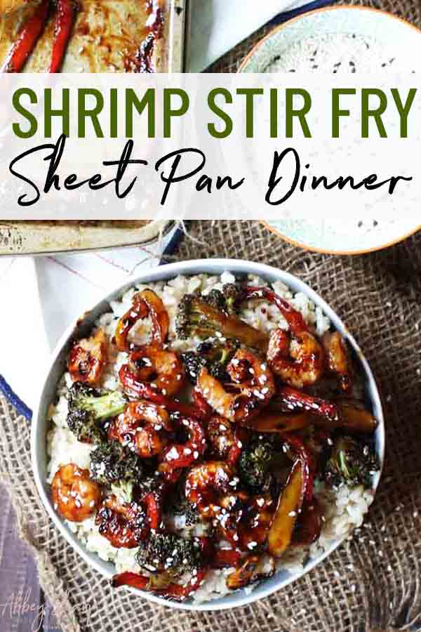 Shrimp Sheet Pan Dinner with Veggies - Abbey's Kitchen