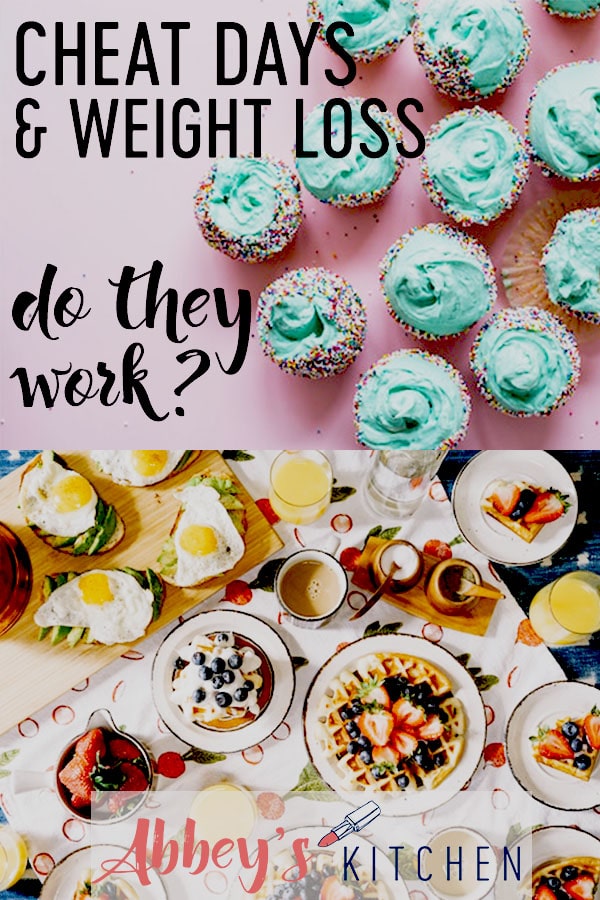 pinterest image of blue cupcakes above an image of a brunch platter with text overlay