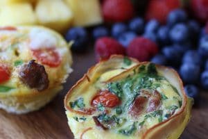 These Keto Egg Cups are the perfect gluten free breakfast meal prep staple for the week, served in 5 different ways to keep mornings interesting!