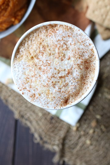 This Healthy Vegan Pumpkin Spice Latte is the BEST and ONLY essential Starbucks PSL Copy Cat Recipe you'll ever need to get your PSL fix this fall.