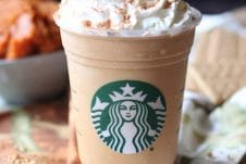 I share my healthy vegan pumpkin spice frappuccino, a must-try Starbucks copy cat recipe to get you ready for fall without all the excess sugar!