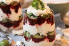 This Vegan Meringue Nergi Berry Parfait is a delicious Gluten Free, Plant-Based, Aquafaba-based Dessert that would be elegant enough for entertaining a wide range of dietary restrictions.
