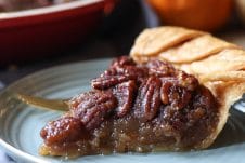 This Vegan Pecan Pie is the perfect Thanksgiving, Christmas and Holiday dessert that is gluten free, dairy-free, plant-based and corn syrup free!