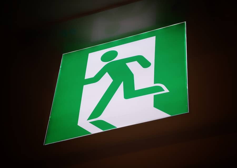 Symbol of person walking.