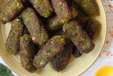 These Sweet Potato Lentil Baby Fritters are a fantastic high iron first food for babyled weaning, especially for vegetarian and vegan babies.